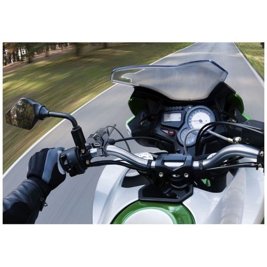 NABÍJEČKA INTERPHONE NA ŘÍDÍTKA MOTOCYKLU - USB-C - MOTO ZÁSUVKY - NA MOTORKU