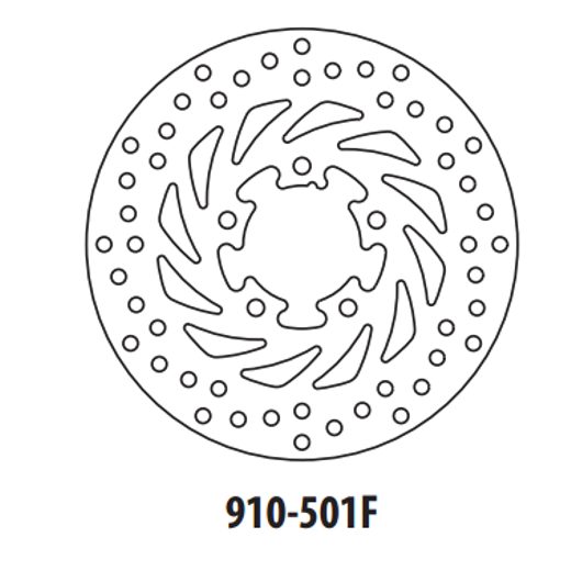 BRZDOVÝ KOTOUČ GOLDFREN 910-501F PŘEDNÍ 220 MM