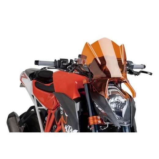 PLEXI ŠTÍT PUIG NEW. GEN SPORT 7014T ORANŽOVÁ