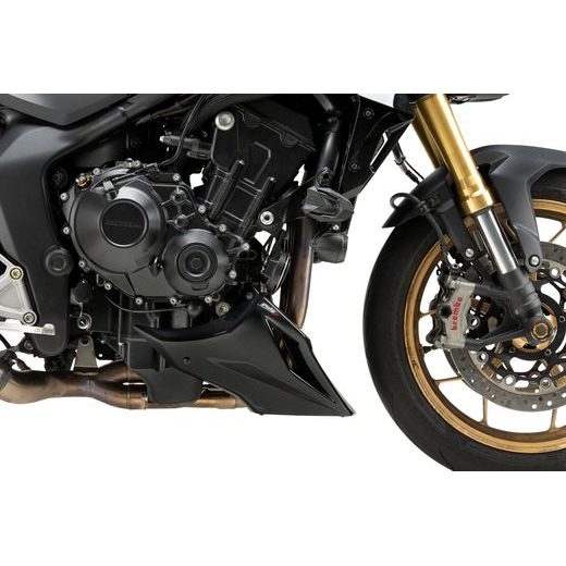 SPOILER MOTORU PUIG 22385J MATNÁ ČERNÁ - PLEXI ŠTÍTY - NA MOTORKU