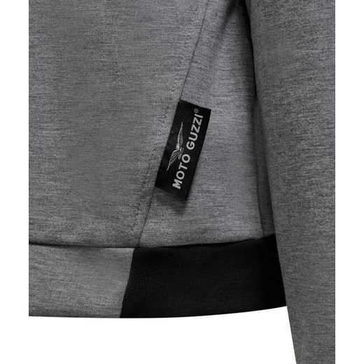 MG ESSENTIAL SWEATSHIRT MAN - ŠEDÁ - DÁRKY PRO FANOUŠKY MOTO GUZZI - NA MOTORKÁŘE