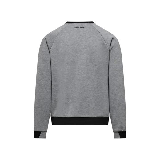 MG ESSENTIAL SWEATSHIRT MAN - ŠEDÁ - DÁRKY PRO FANOUŠKY MOTO GUZZI - NA MOTORKÁŘE