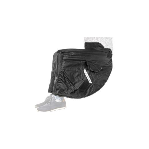 PŘEHOZ PŘES NOHY TEXTILNÍ/NEPROMOKAVÝ (NÍZKÝ), NOX/4SQUARE (ČERNÝ) - DEKY NA NOHY - NA MOTORKÁŘE