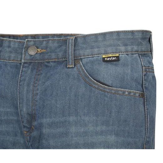 PÁNSKÉ KEVLAROVÉ JEANSY KAWASAKI KEVLAR® DENIM - MODRÁ - KEVLAROVÉ KALHOTY - NA MOTORKÁŘE