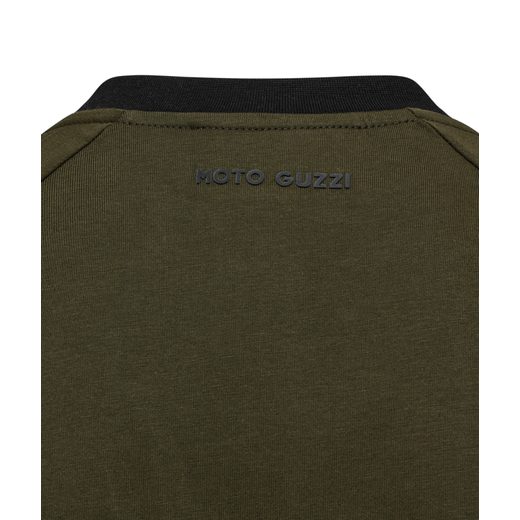 MG ESSENTIAL SWEATSHIRT MAN - ZELENÁ - DÁRKY PRO FANOUŠKY MOTO GUZZI - NA MOTORKÁŘE