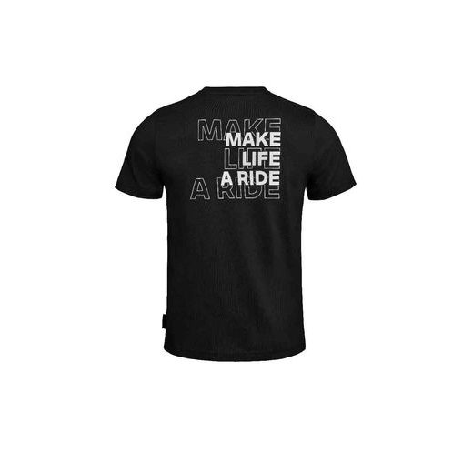 TRIČKO BMW „MAKE LIFE A RIDE“ - ČERNÉ - TRIČKA - NA MOTORKÁŘE