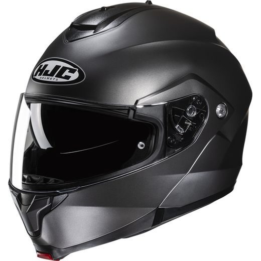 HJC PŘILBA C91N SOLID SEMI FLAT TITANIUM - VÝKLOPNÉ HELMY - NA MOTORKÁŘE