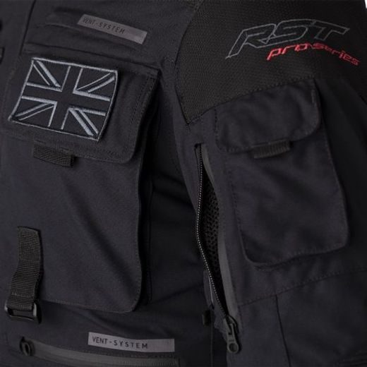 PÁNSKÁ TEXTILNÍ BUNDA RST PRO SERIES AMBUSH CE / JKT 2986 - ČERNÁ - ENDURO BUNDY - NA MOTORKÁŘE