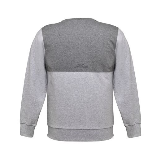 PÁNSKÁ MIKINA MOTO GUZZI 100TH - ŠEDÁ - MIKINY - NA MOTORKÁŘE