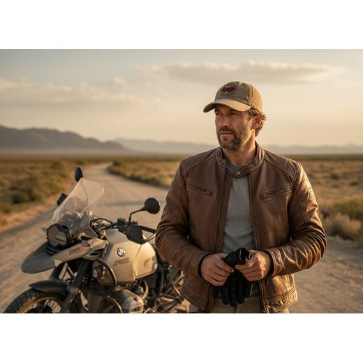 KŠILTOVKA IXS ADVENTURE HNĚDÉ - ČEPICE A KŠILTOVKY - NA MOTORKÁŘE