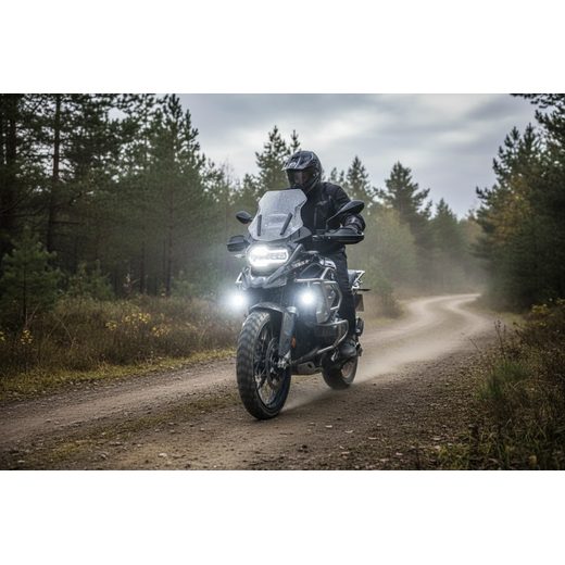 PŘÍDAVNÁ LED SVĚTLA PUIG 3489N ČERNÝ HOMOLOGOVANÉ, SADA - DÁRKY PRO SKÚTRISTY - NA MOTORKÁŘE