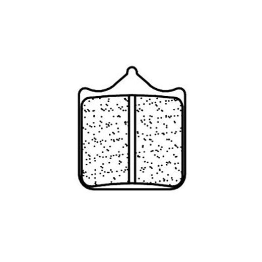 BRZDOVÉ DESTIČKY CL BRAKES 1207 XBK5 (4KS V SADĚ) - PŘEDNÍ - NA MOTORKU