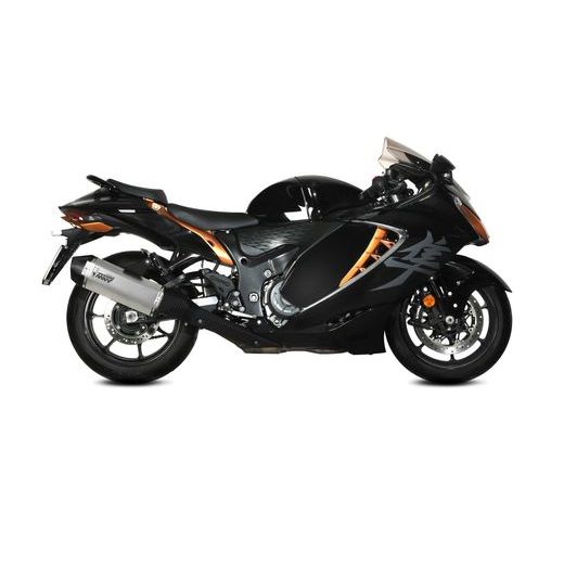 2 KONCOVKY VÝFUKU MIVV SPEED EDGE S.060.LRT TITAN - DVOJITÉ VÝFUKY - NA MOTORKU