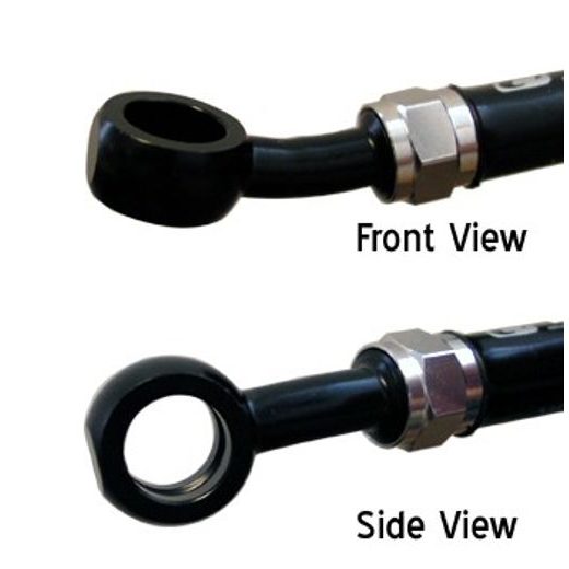 BANJO VENHILL POWERHOSEPLUS 3/60082L/BLACK 20° + 20° DO LEVÉ STRANY ČERNÝ - LANKA A HADICE - NA MOTORKU