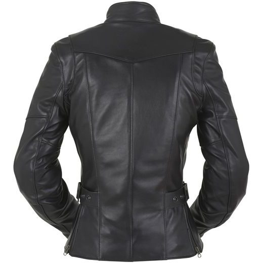 DÁMSKÁ KOŽENÁ BUNDA NA MOTORKU FURYGAN BELLA - ČERNÁ - KOŽENÉ BUNDY - NA MOTORKÁŘE