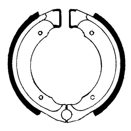 BRZDOVÉ ČELISTI FERODO 225129027 - BRZDY - NA MOTORKU