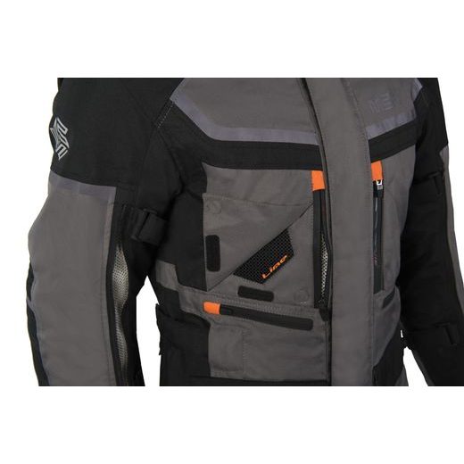 TEXTILNÍ TŘÍVRSTVÁ BUNDA MBW ADVENTURE EVO JACKET - ORANŽOVÁ - TEXTILNÍ BUNDY - NA MOTORKÁŘE