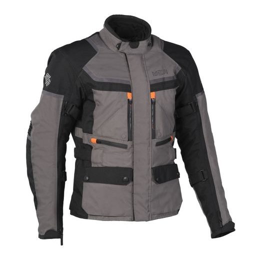 TEXTILNÍ TŘÍVRSTVÁ BUNDA MBW ADVENTURE EVO JACKET - ORANŽOVÁ - TEXTILNÍ BUNDY - NA MOTORKÁŘE