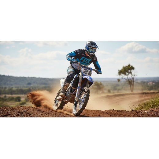 MX BRÝLE FOX MAIN STRAY MX22 - MODRÁ - BRÝLE - NA MOTORKÁŘE