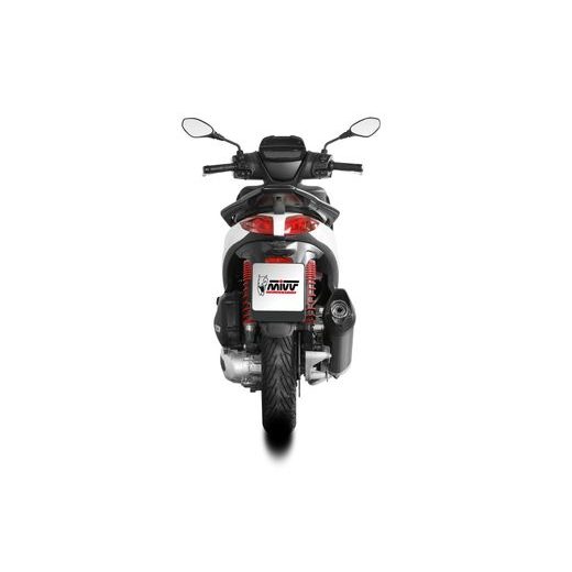 VÝFUK KOMPLETNÍ 1X1 MIVV MOVER MV.PG.0010.LV ČERNÁ - VÝFUKY - NA MOTORKU