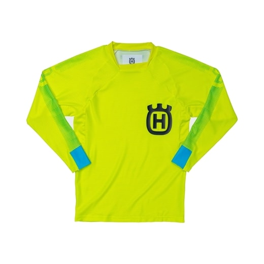 DĚTSKÉ FUNKČNÍ TRIČKO HUSQVARNA KIDS RAILED SHIRT YELLOW (ŽLUTÁ)