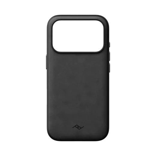 PEAK DESIGN EVERYDAY CASE - IPHONE 18 - ČERNÁ KŮŽE - KRYTY NA TELEFON - NA MOTORKU