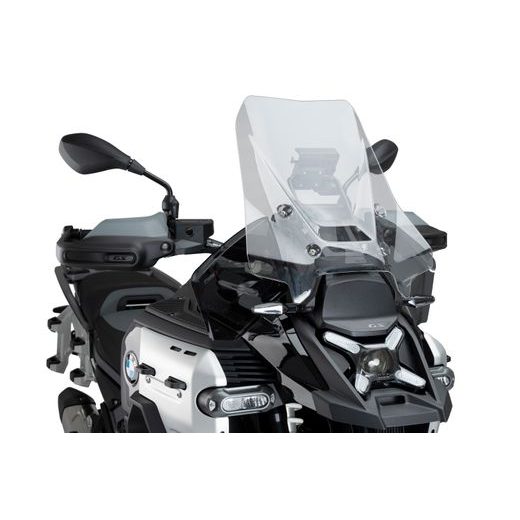 PRODLOUŽENÉ PŘEDNÍ DEFLEKTORY PUIG 22317F TMAVÁ KOUŘOVÁ - PLEXI ŠTÍTY - NA MOTORKU