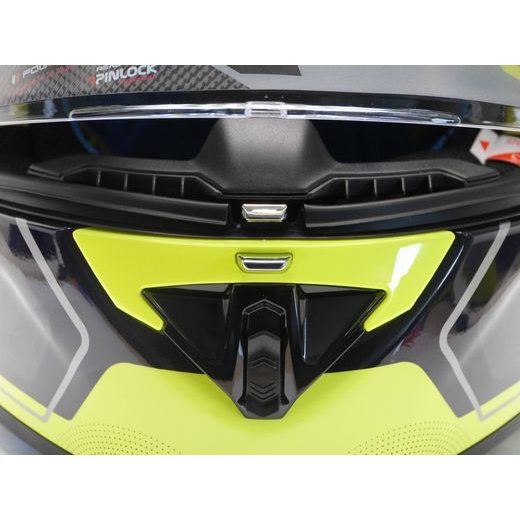 AXXIS INTEGRÁLNÍ HELMA COBRA RAGE A3 LESKLÁ - FLUO ŽLUTÁ - BEZ SLUNEČNÍ CLONY - NA MOTORKÁŘE