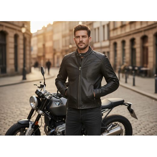 PÁNSKÁ KOŽENÁ BUNDA BMW WESTEND - KOŽENÉ BUNDY - NA MOTORKÁŘE