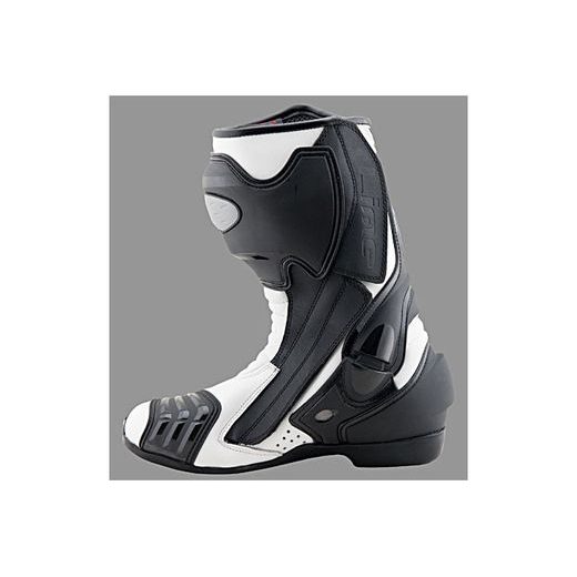 KOŽENÉ SPORTOVNÍ BOTY MBW SP113 NEW ROXY - BÍLÉ  - SPORTOVNÍ BOTY - NA MOTORKÁŘE