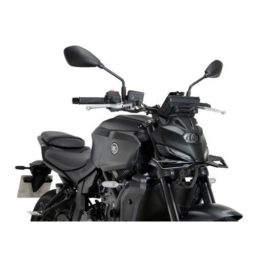 PŘEDNÍ SPOILERY PUIG NAKED 22417N ČERNÝ - PLEXI ŠTÍTY - NA MOTORKU