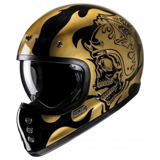 HJC PŘILBA V60 FLAME MC9 - BEZ SLUNEČNÍ CLONY - NA MOTORKÁŘE