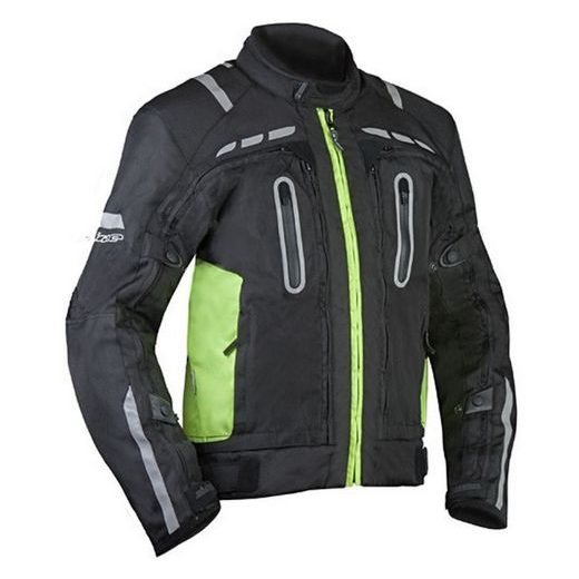 BUNDA NA MOTOCYKL MBW NEAT ČERNO-ŽLUTÁ PÁNSKÁ - TEXTILNÍ KALHOTY - NA MOTORKÁŘE