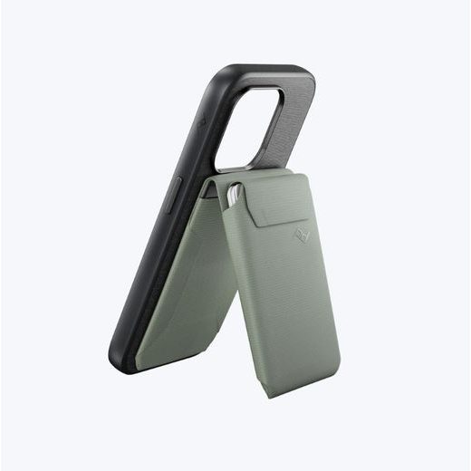 PEAK DESIGN WALLET STAND PRO IPHONE 16 - SAGE (ZELENÁ ŠALVĚJ) - KRYTY NA TELEFON - NA MOTORKU