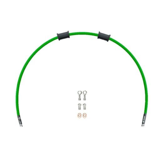 HADICE SPOJKY VENHILL POWERHOSEPLUS KAW-11010CS-GR (1 HADICE V SADĚ) GREEN HOSES, STAINLESS FITTINGS - LANKA A HADICE - NA MOTORKU