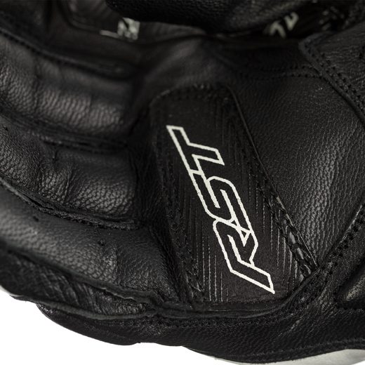 RUKAVICE NA MOTORKU RST STUNT III / GLO 2123 - BÍLÁ - KOŽENÉ RUKAVICE - NA MOTORKÁŘE
