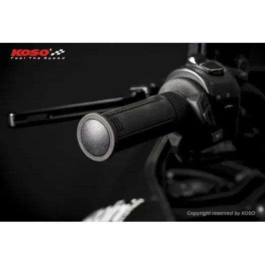 VYHŘÍVANÉ RUKOJETI KOSO HG-13 INTEGROVANÝ SPÍNAČ 120MM - VYHŘÍVANÉ RUKOJETI - NA MOTORKU