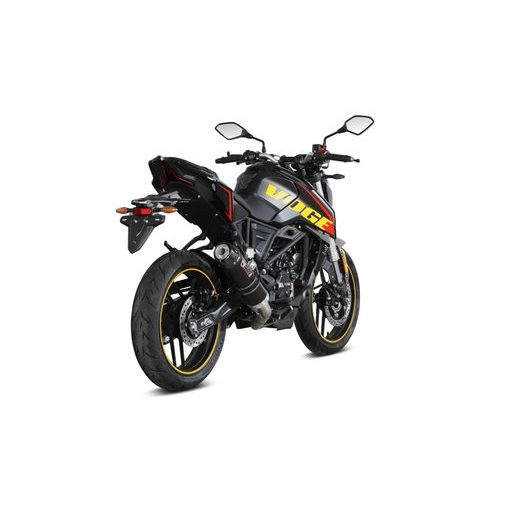 VÝFUK KOMPLETNÍ 1X1 MIVV GP VO.002.LXBC ČERNÝ S UHLÍKOVOU KONCOVKOU - VÝFUKY - NA MOTORKU