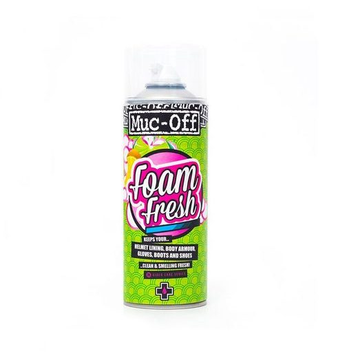 ČISTÍCÍ PĚNA DO HELMY MUC-OFF FOAM FRESH 400ML - NA MOTORKU - NA DOVOLENOU