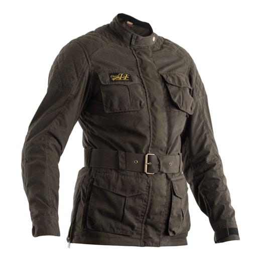 DÁMSKÁ BUNDA RST CLASSIC TT WAX 3/4 / JKT 2938 - ZELENÁ