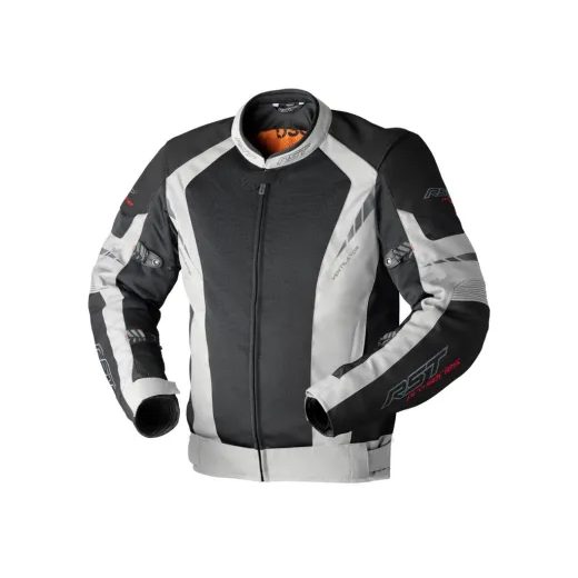 PÁNSKÁ TEXTILNÍ BUNDA - RST 103613 PRO SERIES VENTILATOR D3O TEXTILE JACKET - STŘÍBRNÁ - TEXTILNÍ BUNDY - NA MOTORKÁŘE