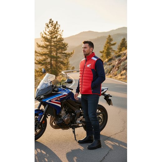 HONDA VESTA RACING BODYWARMER 23 RED - DÁRKY PRO FANOUŠKY HONDA - NA MOTORKÁŘE