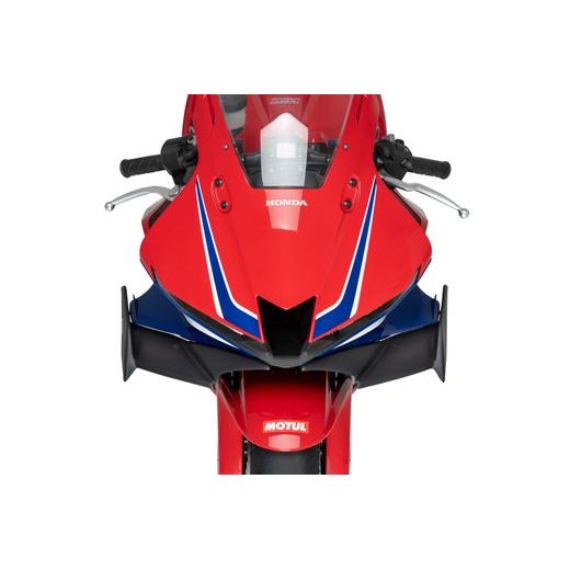 PŘEDNÍ SPOILERY PUIG GP 22192J MATNÁ ČERNÁ - PLEXI ŠTÍTY - NA MOTORKU