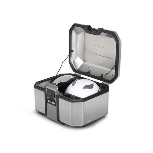 KOMPLETNÍ SADA HLINÍKOVÝCH KUFRŮ SHAD TERRA, 48L TOPCASE 47L/47L BOČNÍ KUFRY, VČETNĚ MONTÁŽNÍ SADY A PLOTNY SHAD VOGE 650DS / 650DSX - SADY - NA MOTORKU