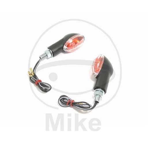 MINI BLINKR JMP CATEYE ČERNÝ - SVĚTLA - NA MOTORKU