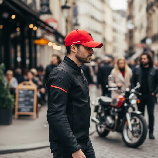 KŠILTOVKA DAINESE 9TWENTY CANVAS ČERVENÁ - ČEPICE A KŠILTOVKY - NA MOTORKÁŘE