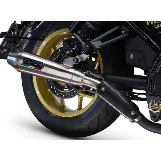KONCOVKA VÝFUKU SLIP-ON GPR ULTRACONE H.267.ULTRA.BL ČERNÁ NEREZOVÁ OCEL PRO HONDA CMX 1100 REBEL 2021-2024 - KONCOVKY VÝFUKU - NA MOTORKU