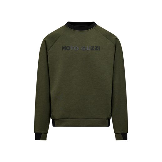 MG ESSENTIAL SWEATSHIRT MAN - ZELENÁ - DÁRKY PRO FANOUŠKY MOTO GUZZI - NA MOTORKÁŘE