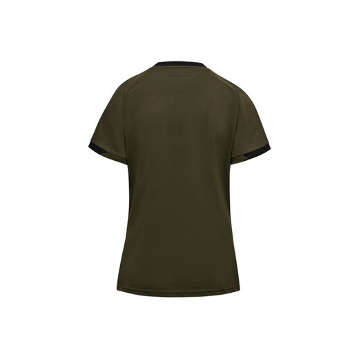 MG ESSENTIAL T-SHIRT WOMAN - ZELENÉ - DÁRKY PRO FANOUŠKY MOTO GUZZI - NA MOTORKÁŘE