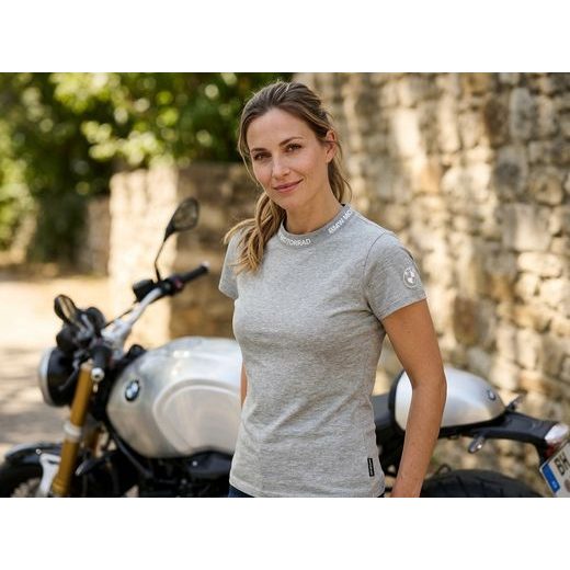 DÁMSKÉ TRIKO BMW MOTORRAD - ŠEDÉ - TRIČKA - NA MOTORKÁŘE